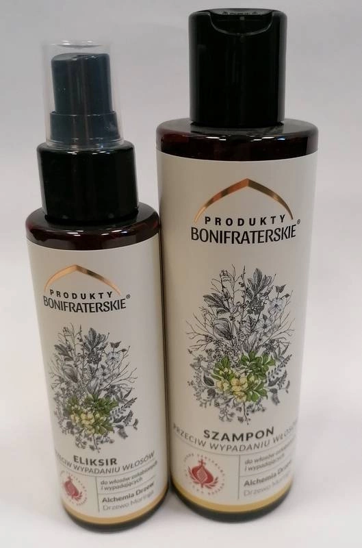 Bonifrates szampon i eliksir przeciw wypadaniu włosów zestaw