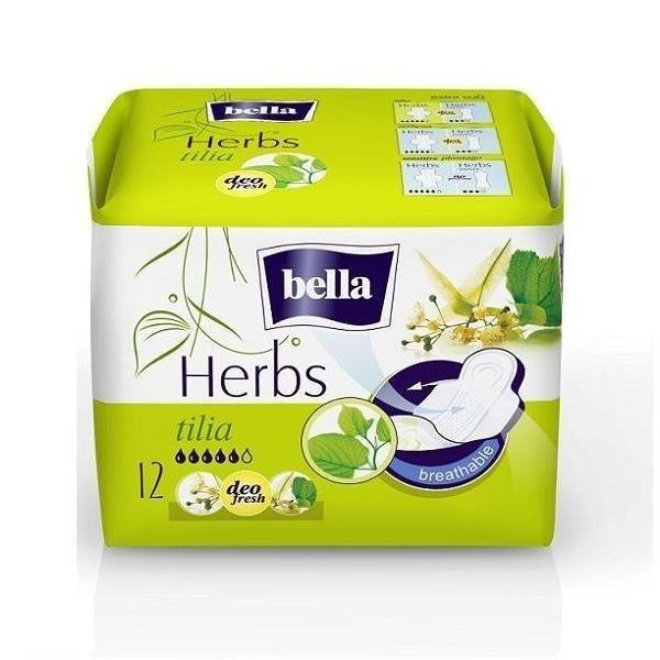 Podpaski Bella Herbs z kwiateml lipy 12 SZT