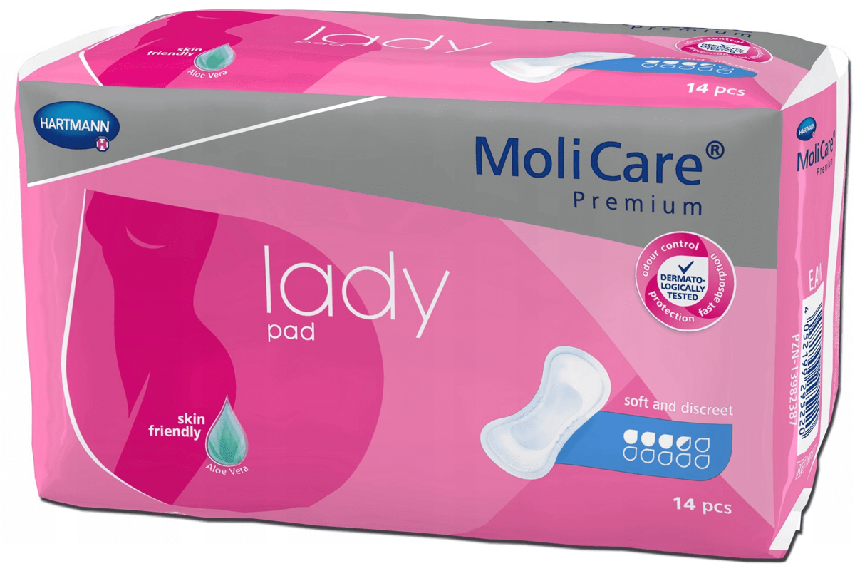Wkłady anatomiczne Molicare Premium Lady Pad 3,5 kropli 14 SZT.