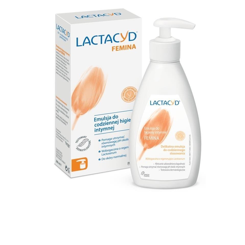 Lactacyd Femina,emulsja 200ml z pompką